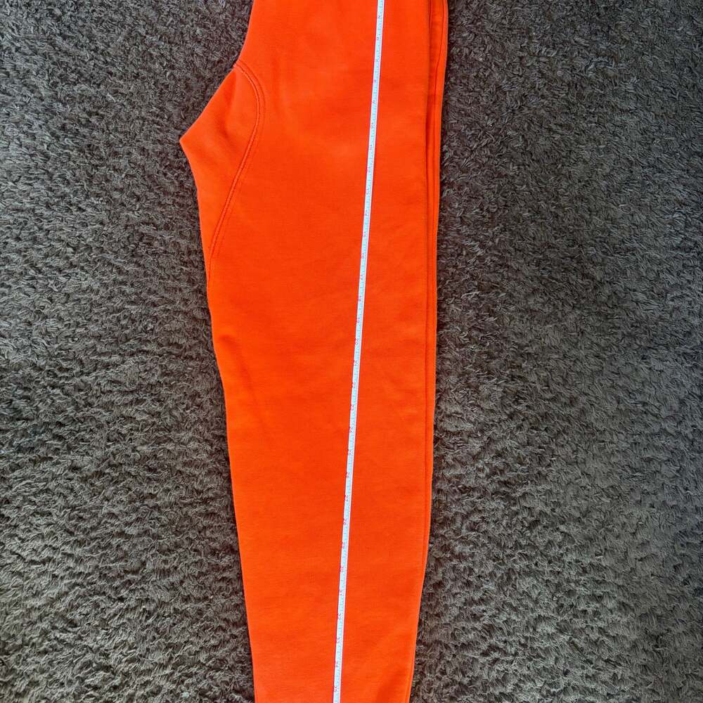 Savage X Fenty Unisex Fleece Jogger Pants in Orange Tempo - Picture 11 of 14